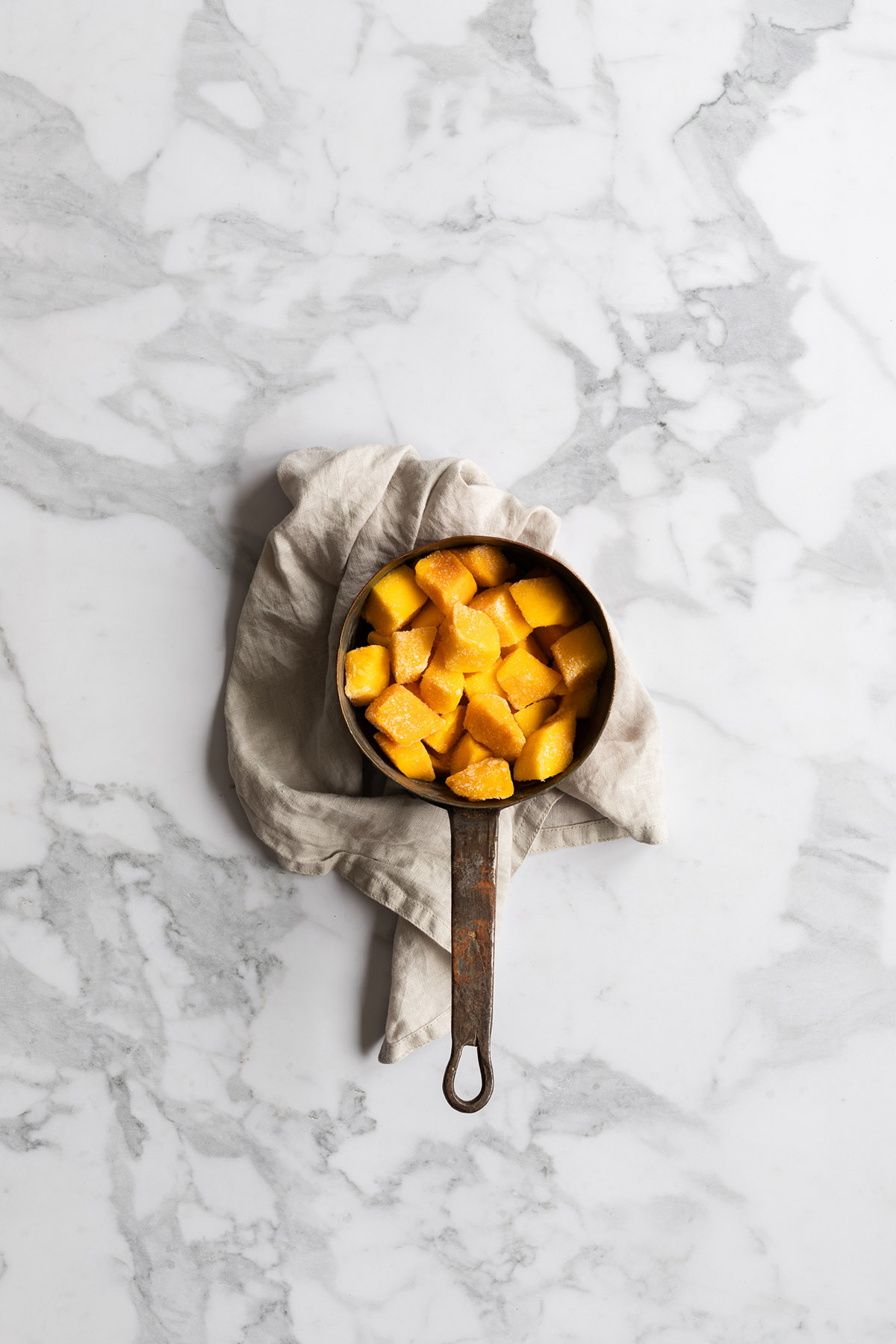 White marble backdrop for food styling and product photography
