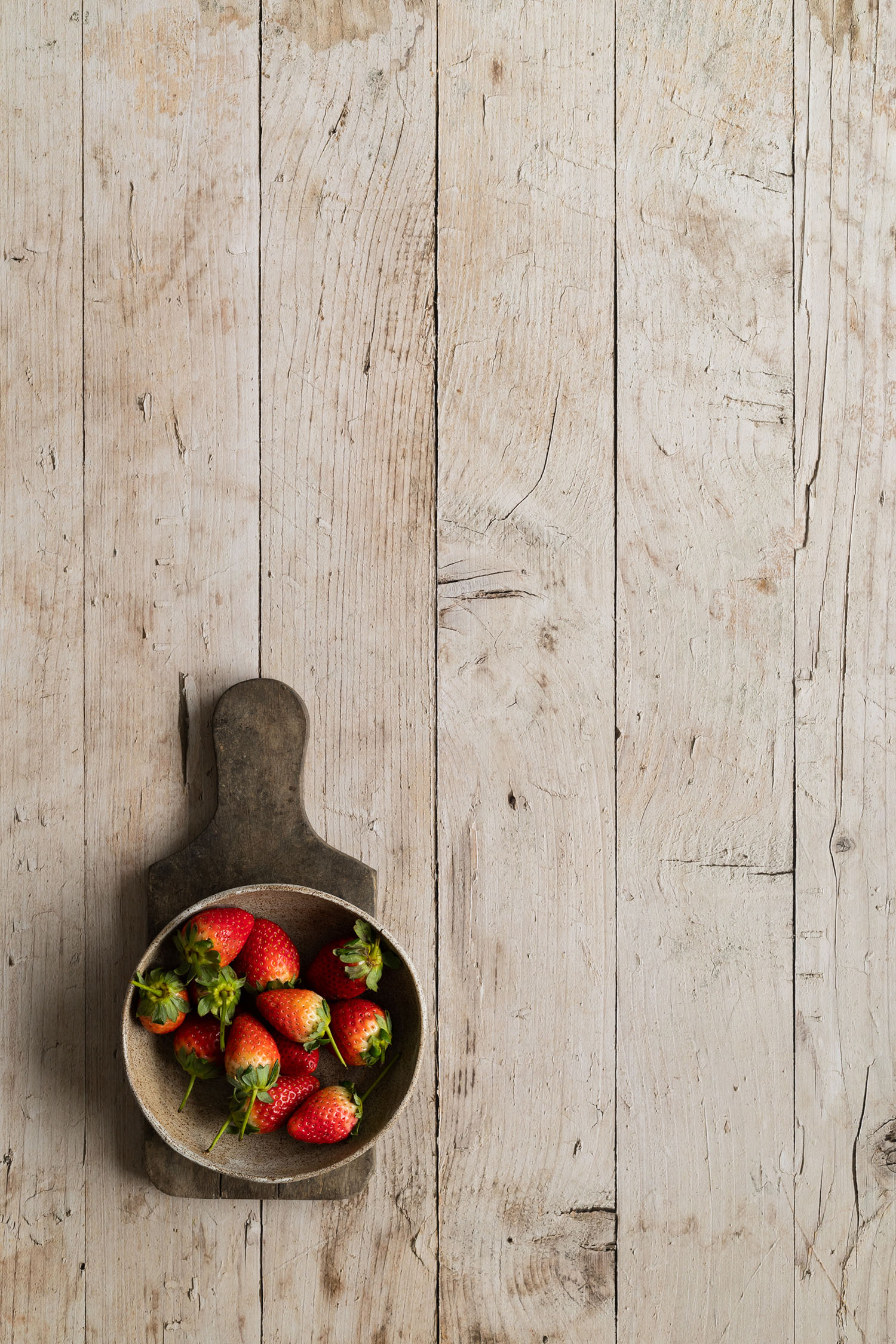 Light beige tone wooden planks background for recipe styling