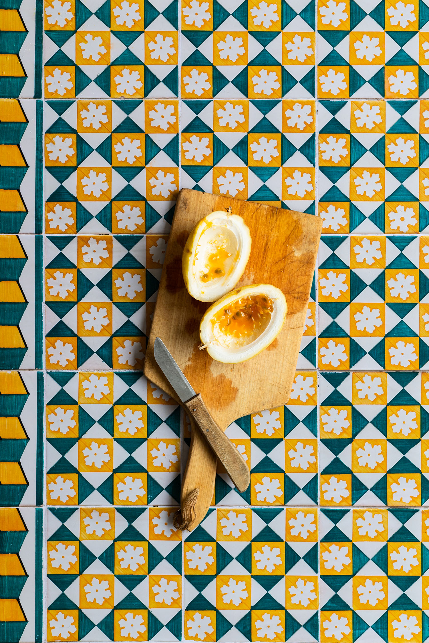 Geometric tiles vinyl backdrop for spring summer photoshoots